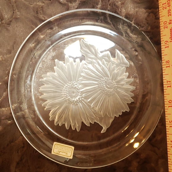 2 Vinardi Crystal Art Engraving Plates (2) - Picture 4 of 5